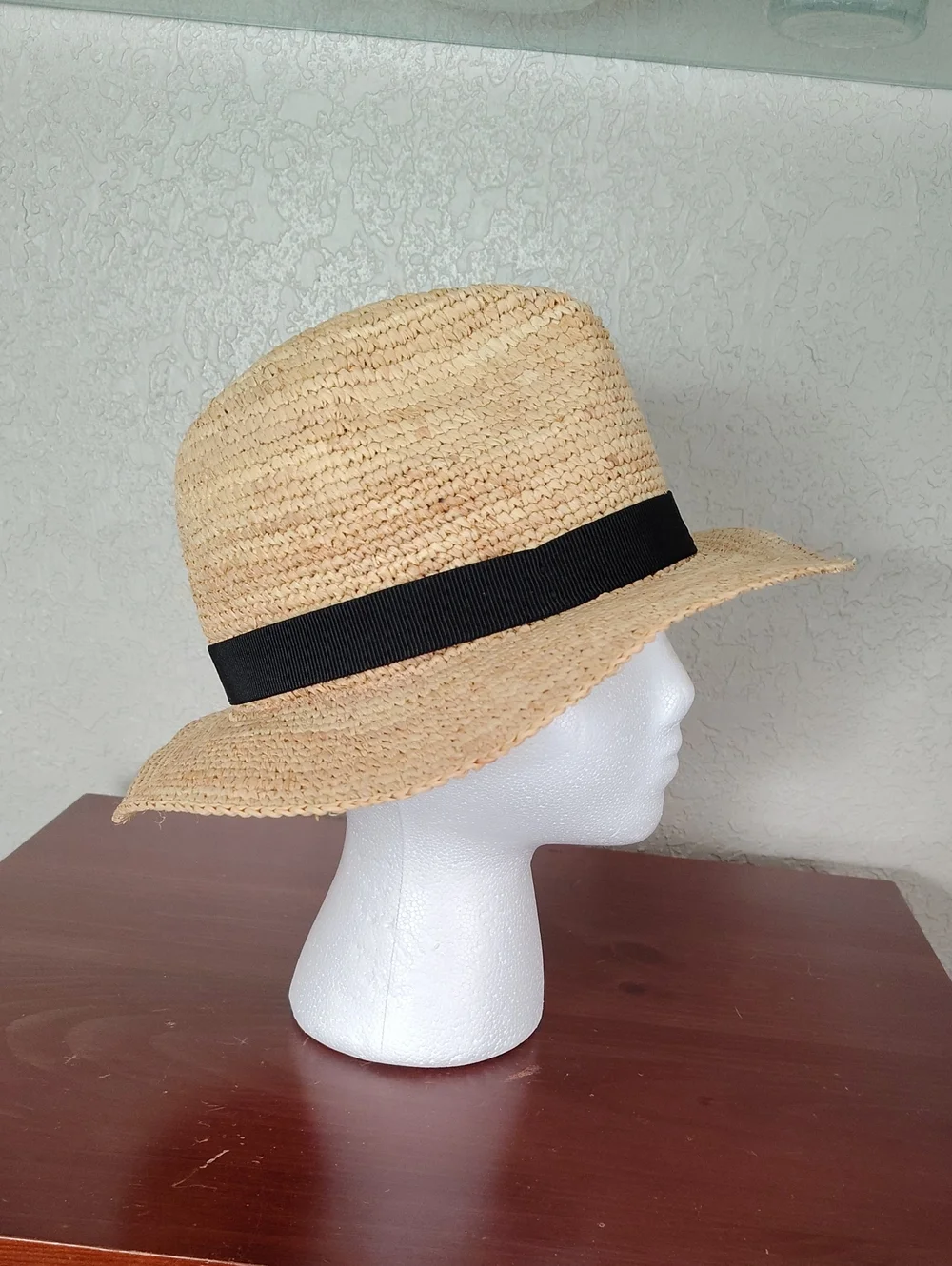 J. Crew Fedora Raffia Straw Hat S/M